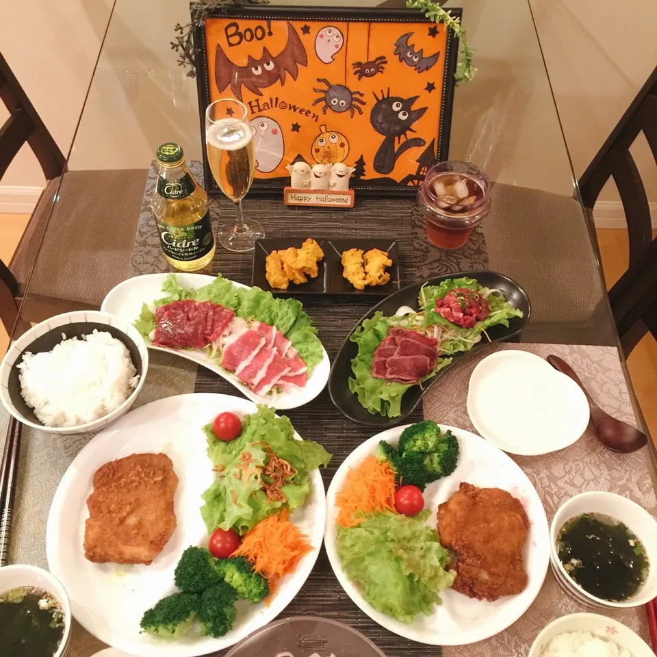 Snapdishの料理写真:10/30🎃ハロウィンホームパーティー🎃|Makinsさん