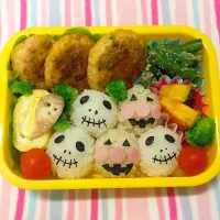 Snapdishの料理写真:秋の遠足弁当|makkyさん