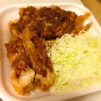 海老ヒレメンチソースカツ丼|ぽてとさん