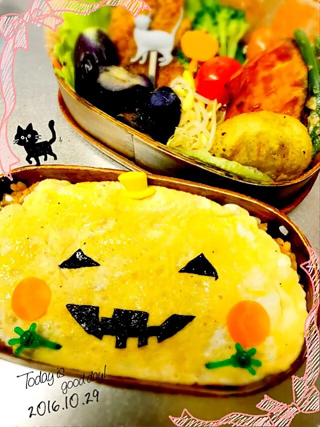 Snapdishの料理写真:ハロウィン🎃👻弁当|kiyomi sakuraiさん