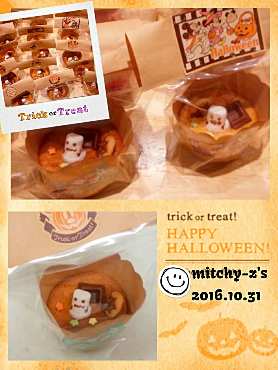 ハロウィンパーティ用のカップケーキ(*´∀`*)|ミッチーZさん