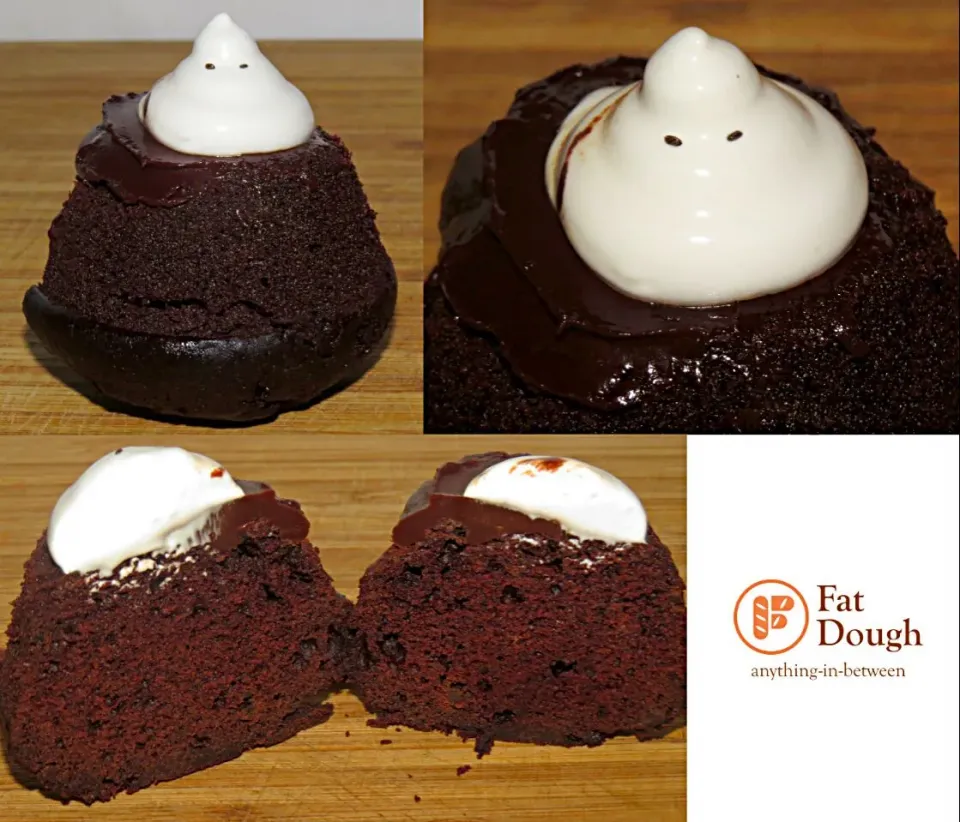 Spooky Ghost Chocolate Cupcakes Inspired By Entertaining With Beth #Halloween|Daniel Limさん