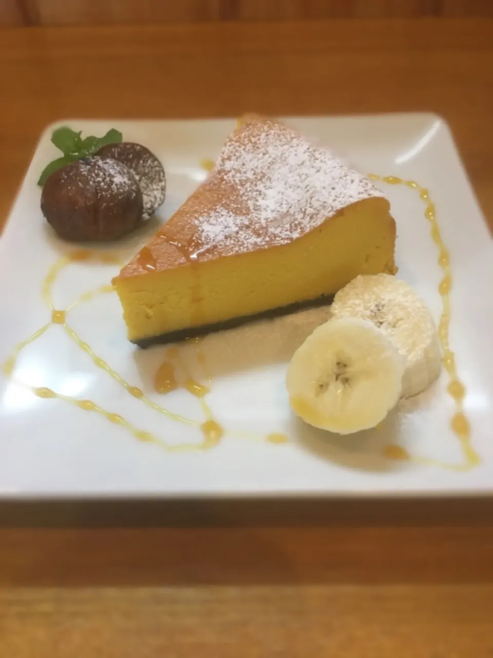 カボチャのチーズケーキ|茶一郎さん