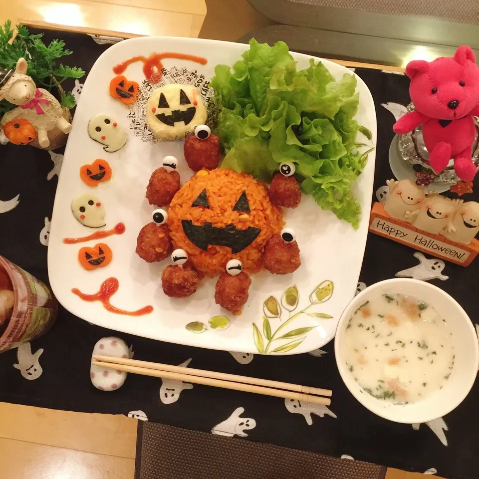 10/31❤︎娘のハロウィン晩ごはん❤︎|Makinsさん