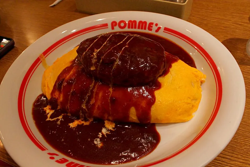 Hamburg steak omurice|Darren Loさん