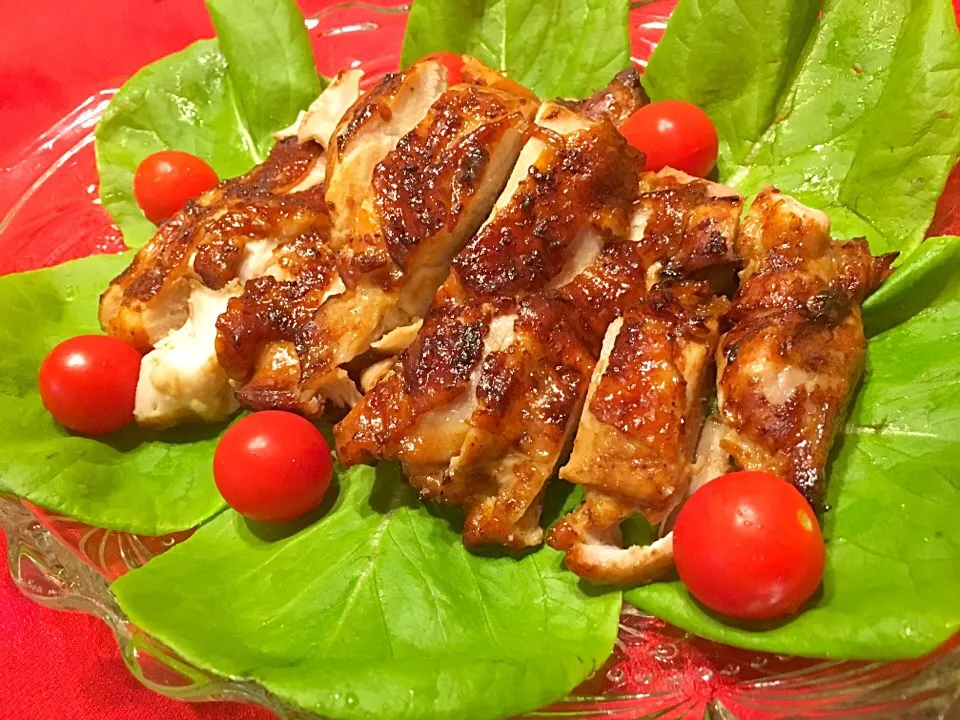 鶏もも肉の中華風オーブン焼き😋|まるまさん