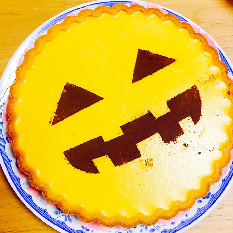 ジャックオランタン🎃生チョコかぼちゃタルト|eriiiiinaさん