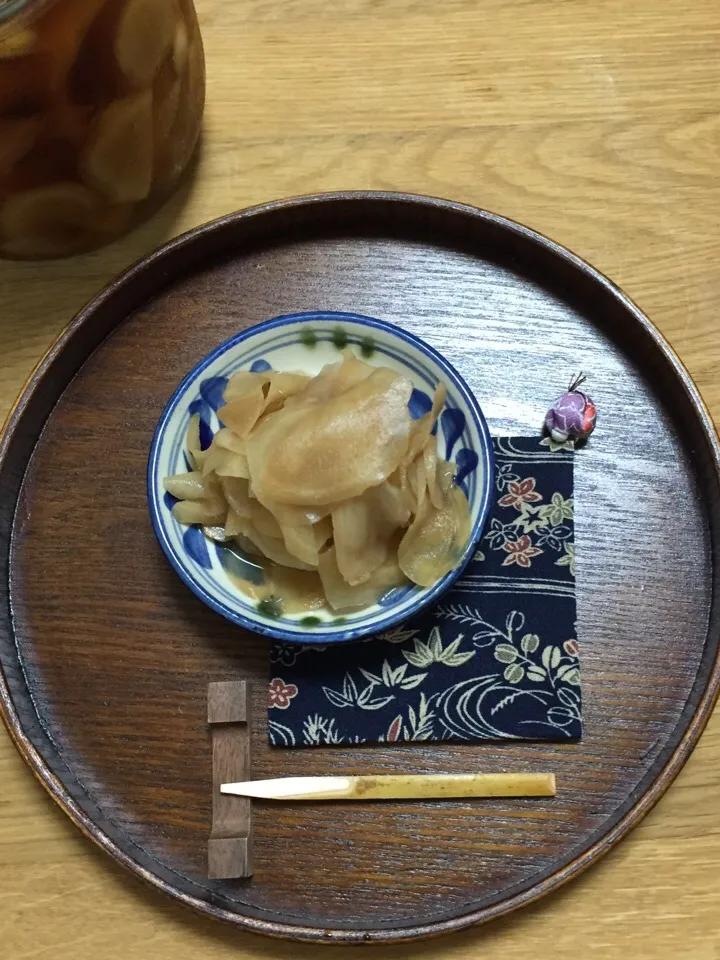 Snapdishの料理写真:チョッパーちゃん🐢💕の新しょうがのお寿司屋のガリじゃ〜👍😁🎵|ボンバーさん