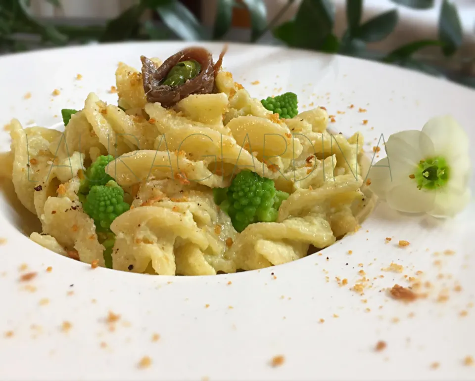 Pasta "cu Vruocculu Arriminatu" ( Ancient Sicilian Recipe) authentic Sicilian Pasta with Broccoli, anchiovies and Bread Crumbs|laura giardinaさん