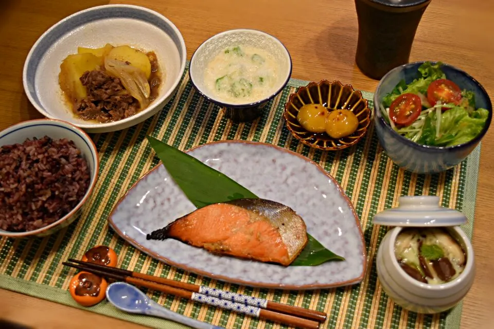 鮭定食|ゆきっぴさん