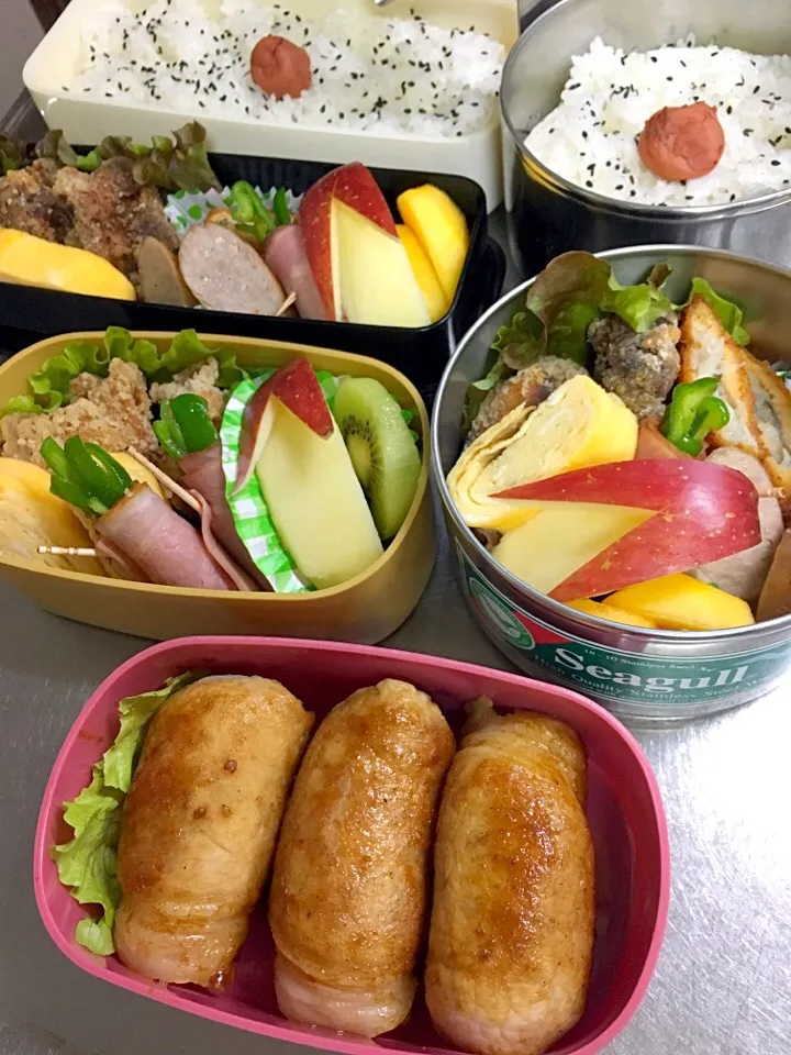 パパ弁 & 遠足
肉巻きおにぎり弁当🍱|たみちゃん（≧∇≦）さん