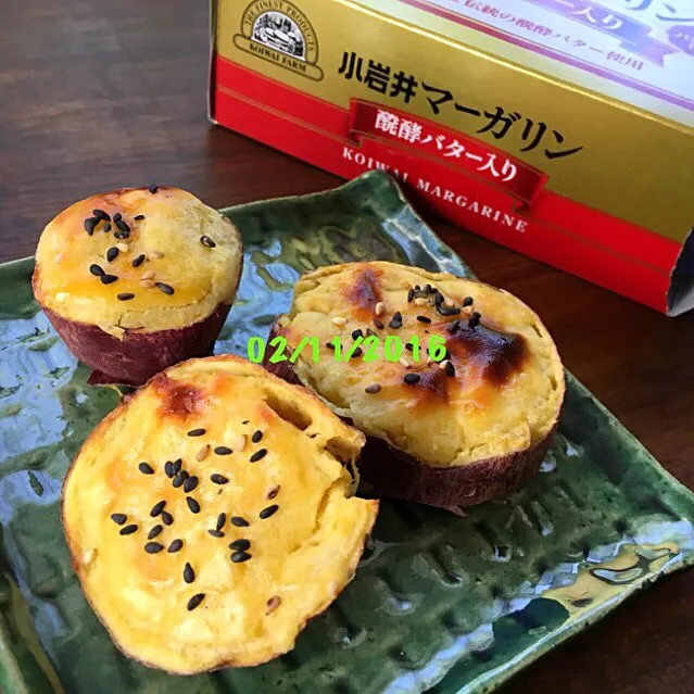 Snapdishの料理写真:スイートポテト 皮を使ってみました！|友さん