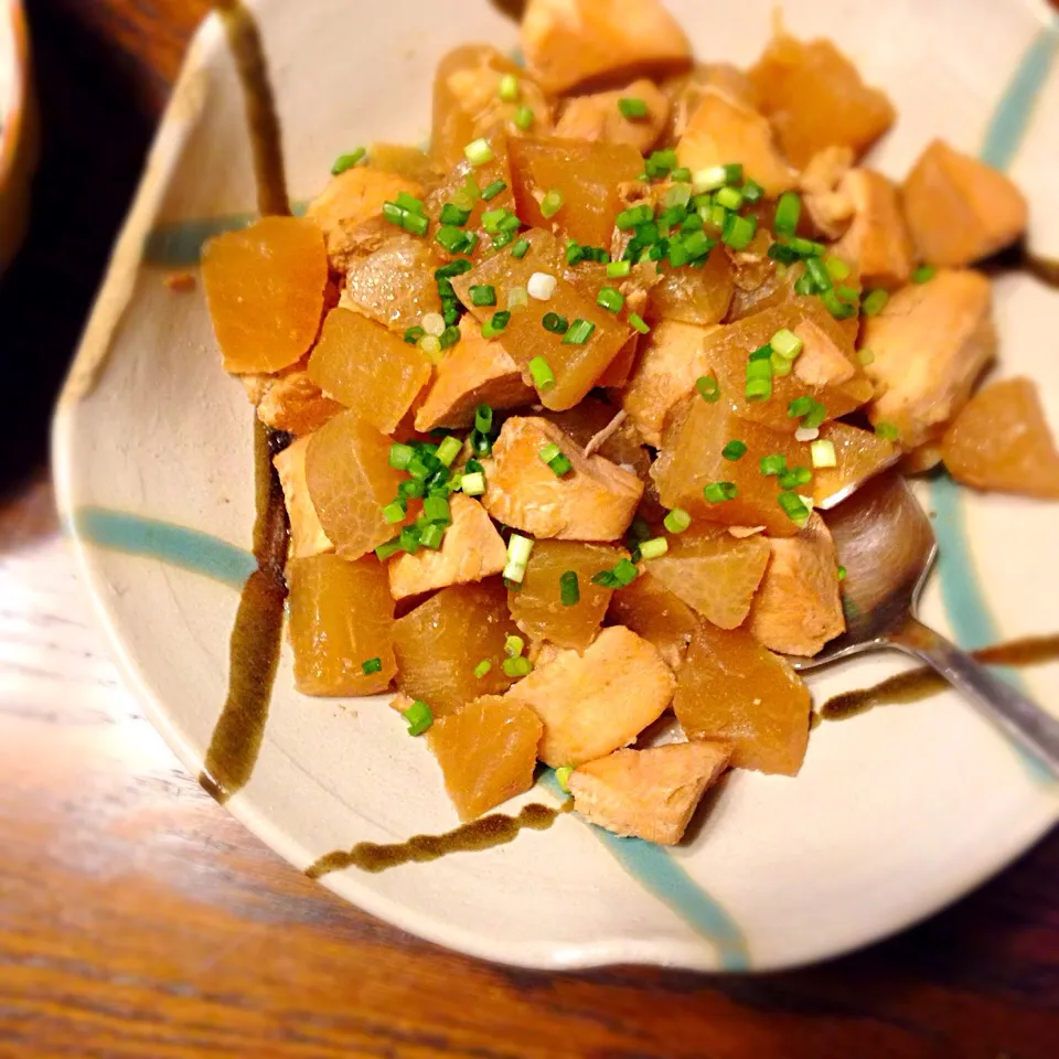 大根と鶏肉がまぐろみたい！なコトコト煮|_tsvietさん