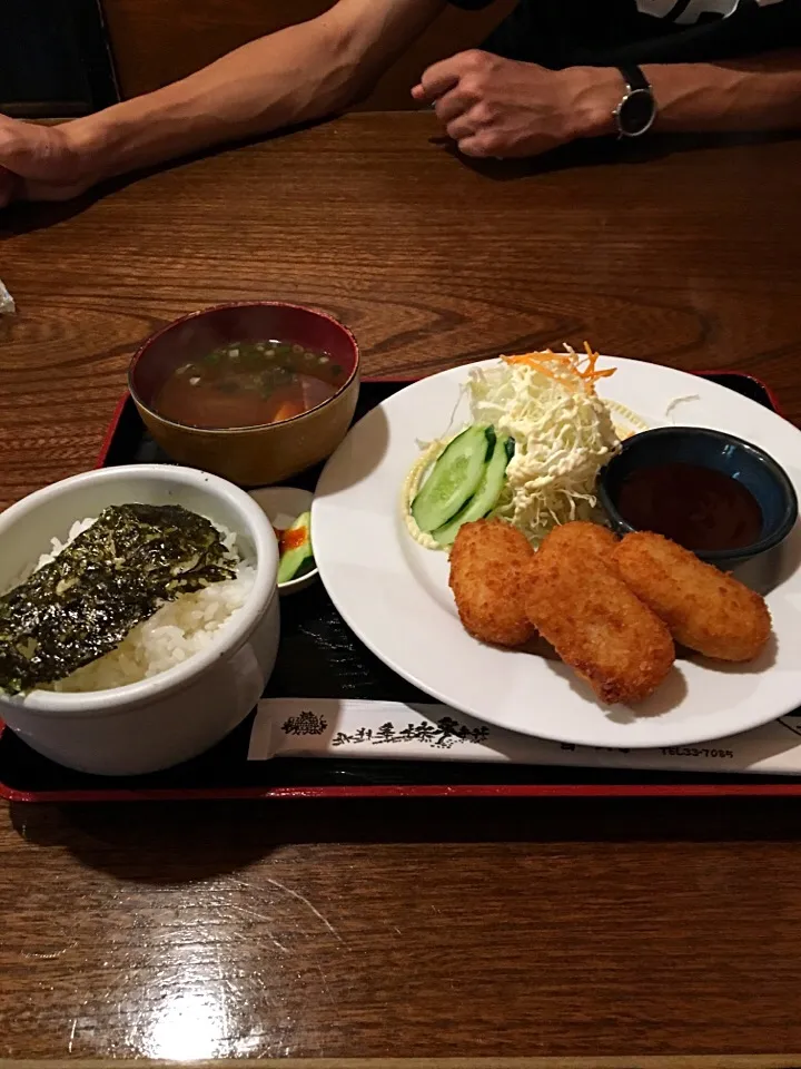 クリームコロッケ定食|なぎささん