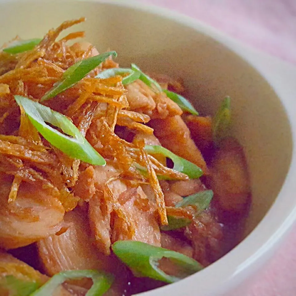 sesame chicken fillet with crispy ginger strips for son's lunchbox|Chua Jeanさん