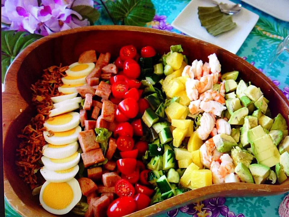 Hawaiian cobb salad🌴|hulaさん