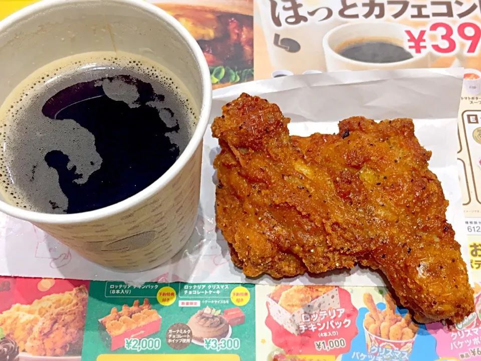 ホットカフェコンビ☕️🍗|ゆうじ.さん