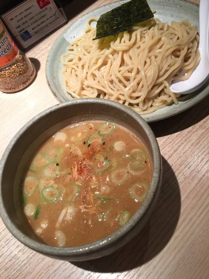 渡り蟹のつけ麺 冷や盛り|中華蕎麦 銀時さん