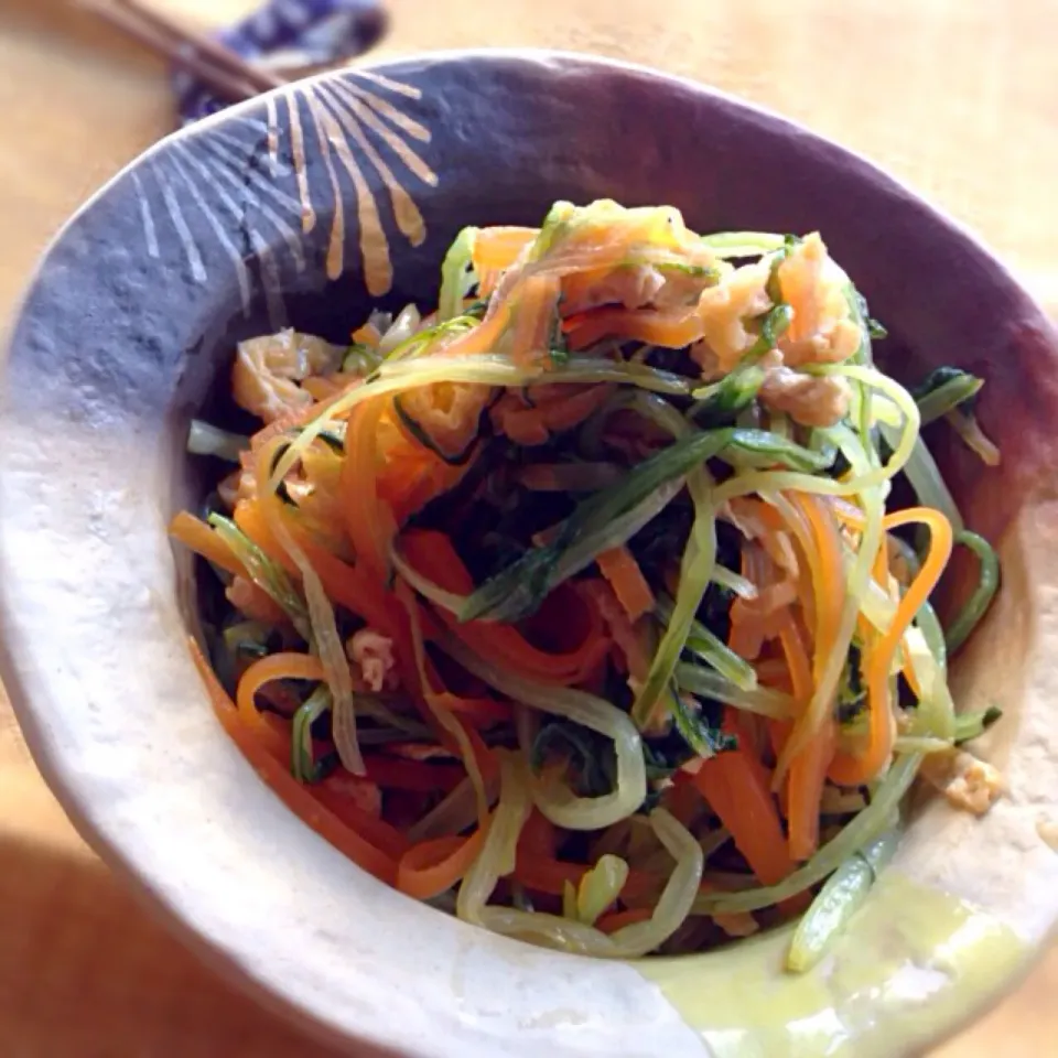 まちまちこさんの料理 滋賀のお義母さんに教えてもらった水菜がいっぱい食べれるやつ|miffy・x・さん