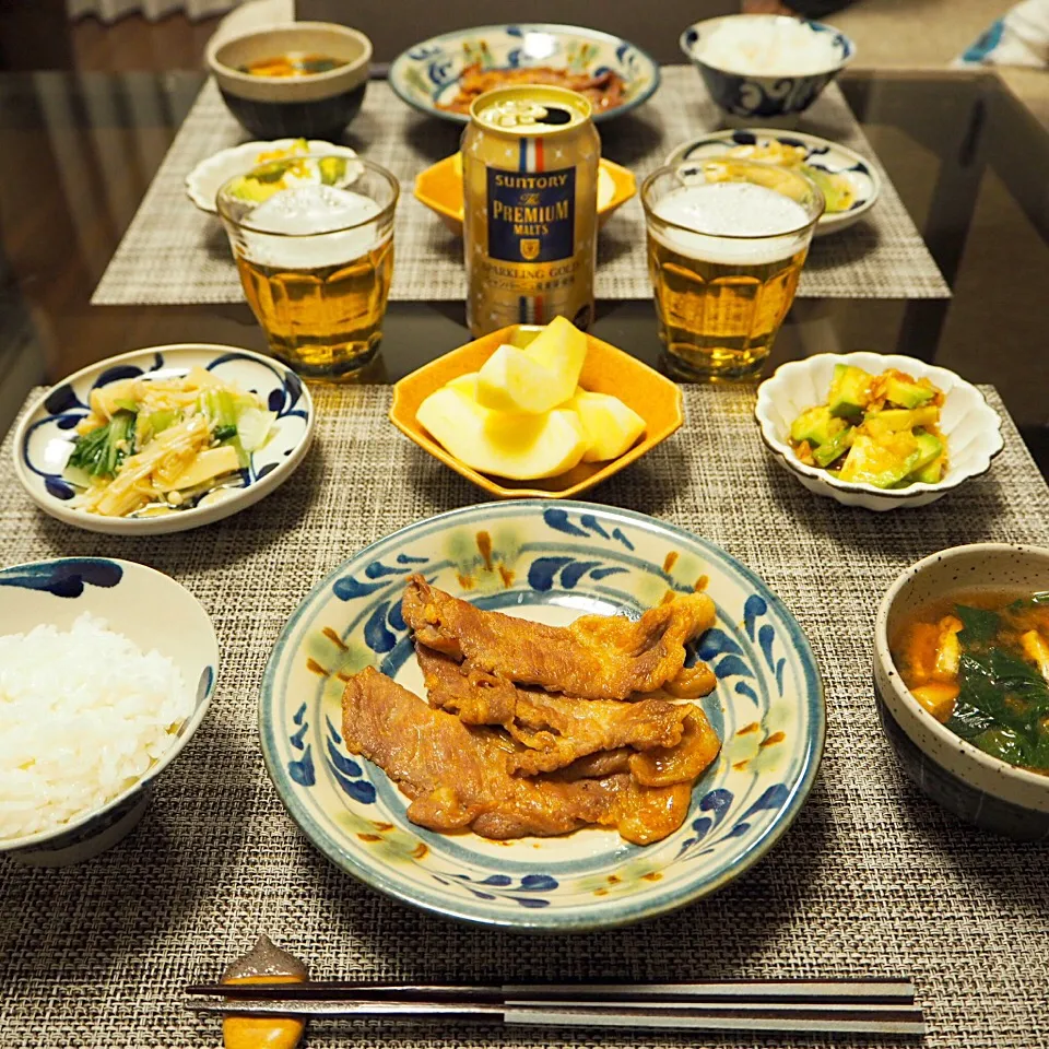 Snapdishの料理写真:豚肉のしょうが焼き|はらしおりさん