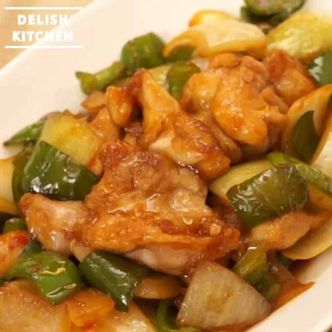 【動画】鶏肉とピーマンの中華炒め #delishkitchentv|DELISH KITCHENさん