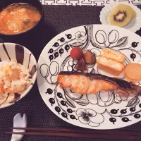 Snapdishの料理写真:秋朝ごはん|りよさん