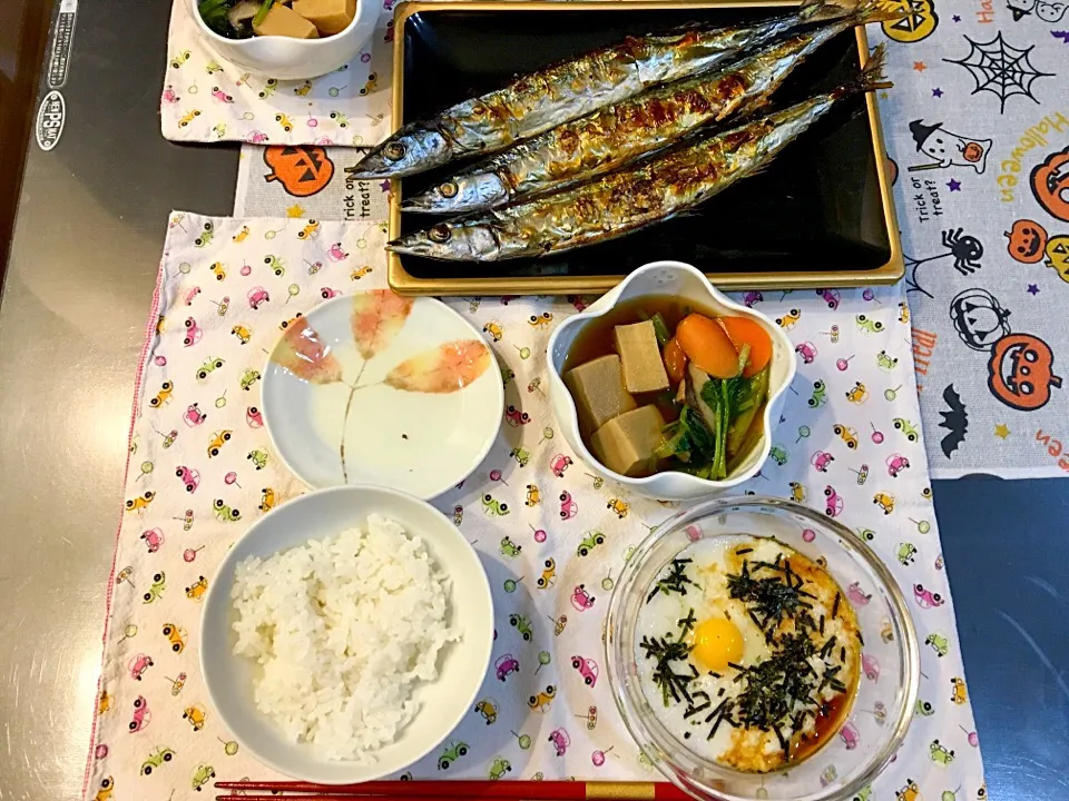 秋刀魚の塩焼きのご飯|みよさん