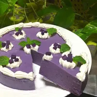 Snapdishの料理写真:✨PURPLE YAM CAKE...紫芋ケーキ✨