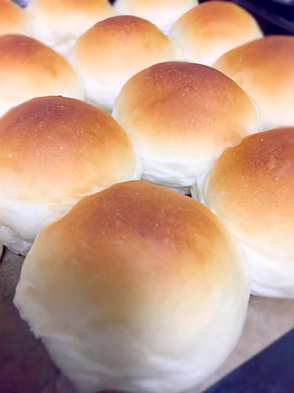 明日のパン🍞
あんパンとチョコパン。
丸パンにするつもりがくっついてちぎりパンに😆👌|hst117さん