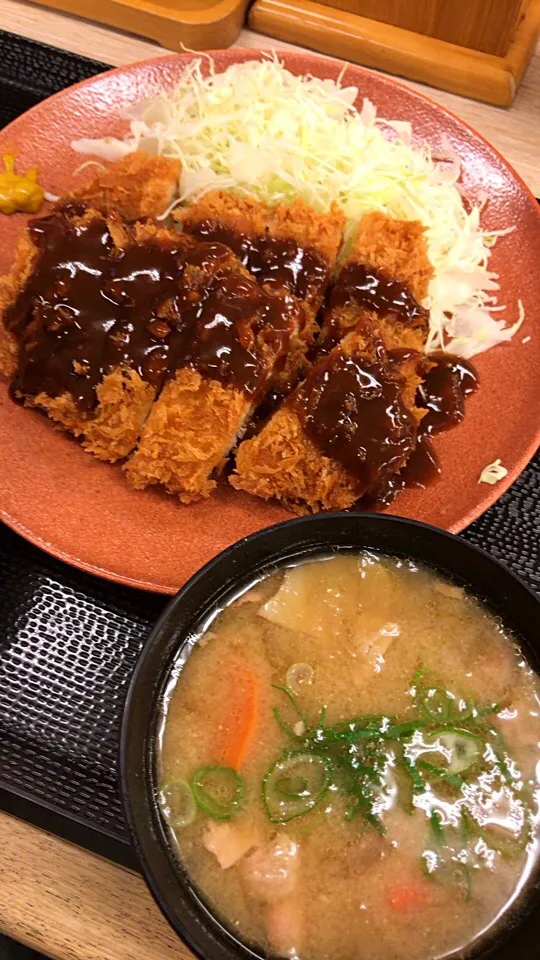 ダブルロースカツ定食|るみおんさん