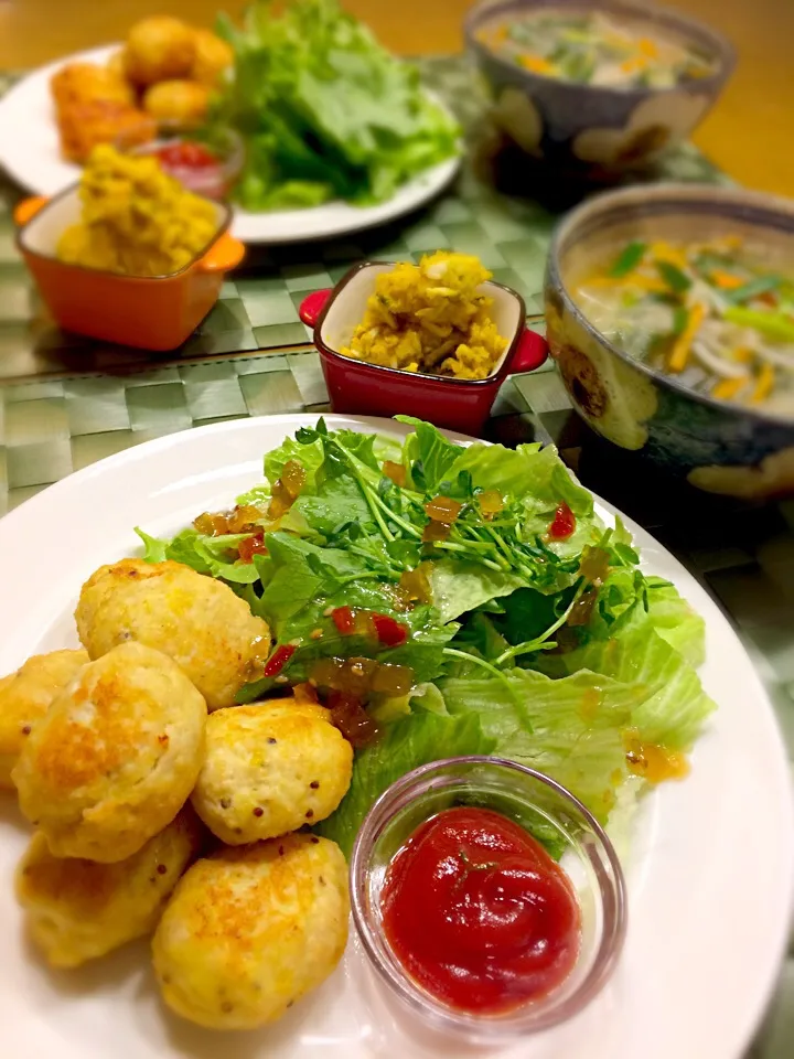 みったんさんの料理 お豆腐鶏胸肉のふんわりチキンナゲット❤︎←ヘビリピしてます💖|ゆりねかふぇさん