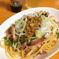 朝パスタ！