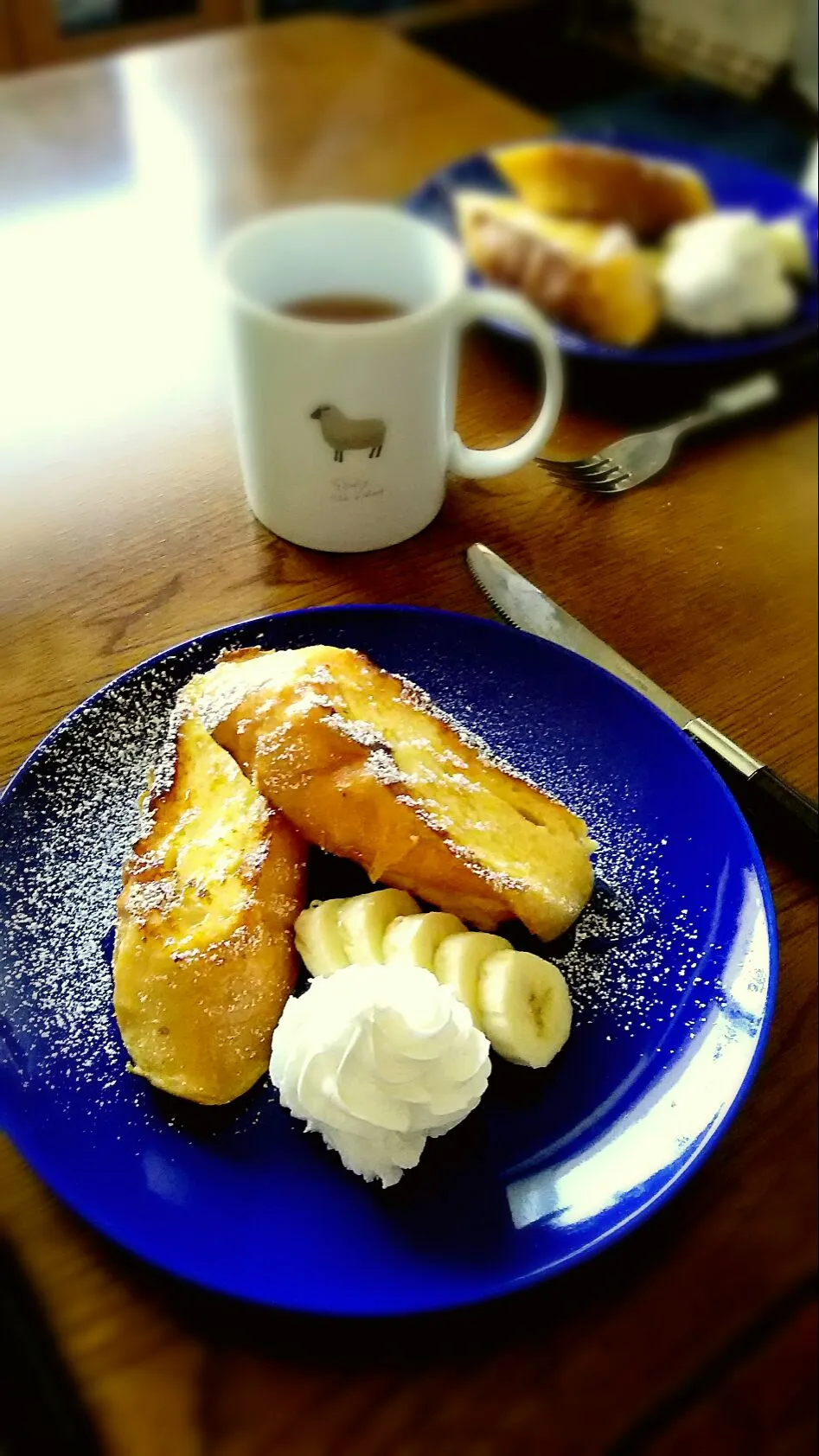 久々の投稿～🍴今朝はフレンチトースト☕|ちはるさん