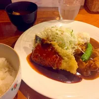 Snapdishの料理写真:さわらの天ぷらとチキンのカレー煮|中野忠さん