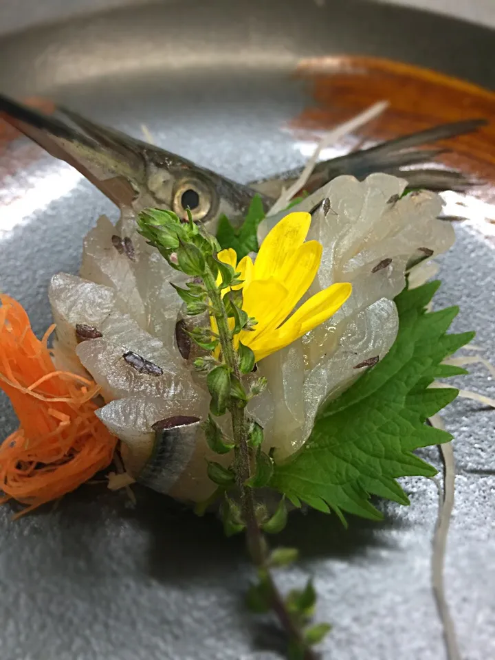 サヨリ木の葉造り|料理長さん