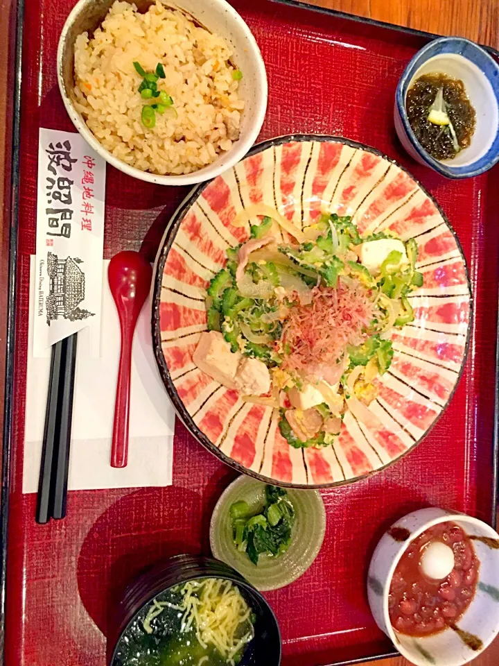 ゴーヤチャンプル定食|htさん