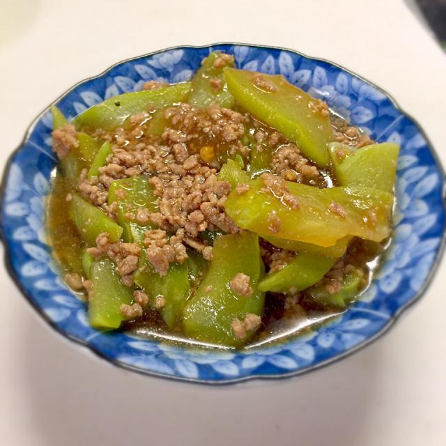 はやとうりとひき肉の炒め煮 23fkit23 Snapdish スナップディッシュ Id Ziidba
