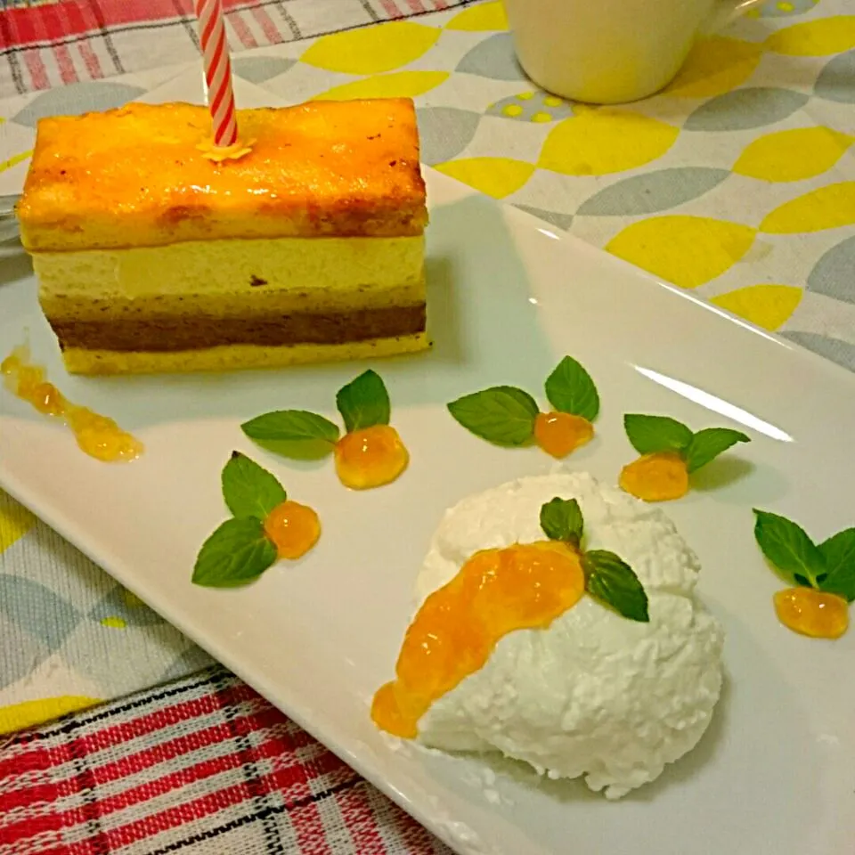 Snapdishの料理写真:お誕生日おめでとう٩(๑′∀ ‵๑)۶•*¨*•.¸¸♪|ちぇさん