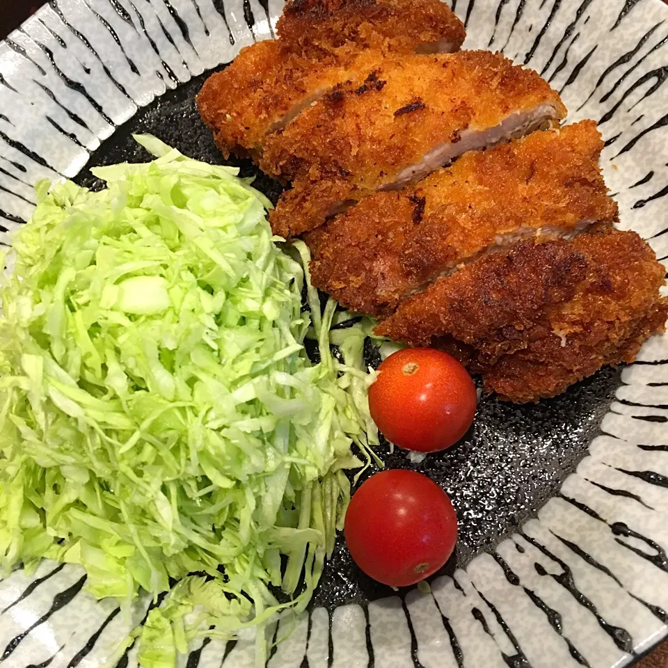 2016.11.5 晩御飯はチキンカツ|あっきーよさん