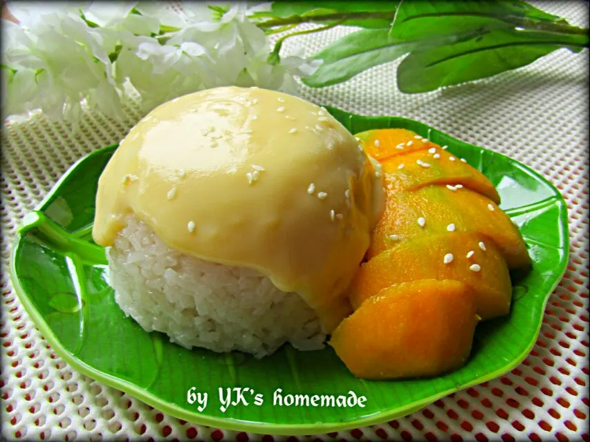 Mango Sticky Rice with milk custard 👌😋 
@syariefkamal78|Made Yeniさん