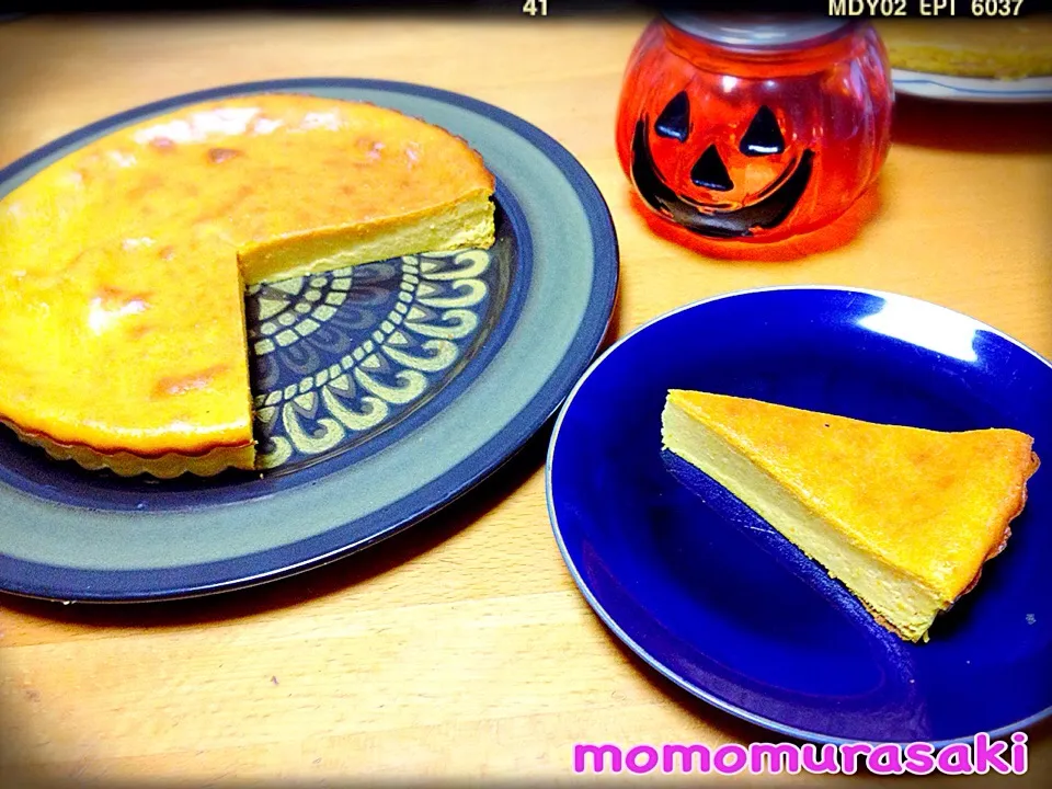 バターナッツ南瓜のチーズケーキ🎃💛|ももさん