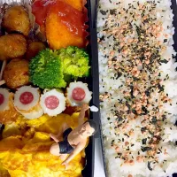 父が作る高校生弁当|鏡太郎さん