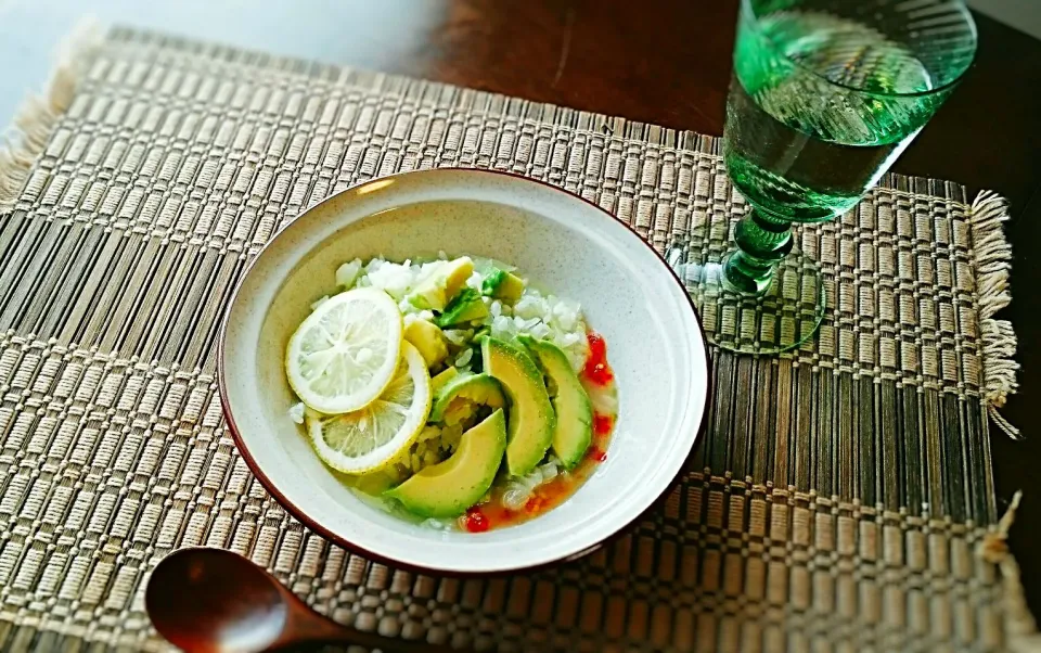 Snapdishの料理写真:檸檬香るアボカドリゾット🍴|ゆず( ˘ ³˘)♥さん