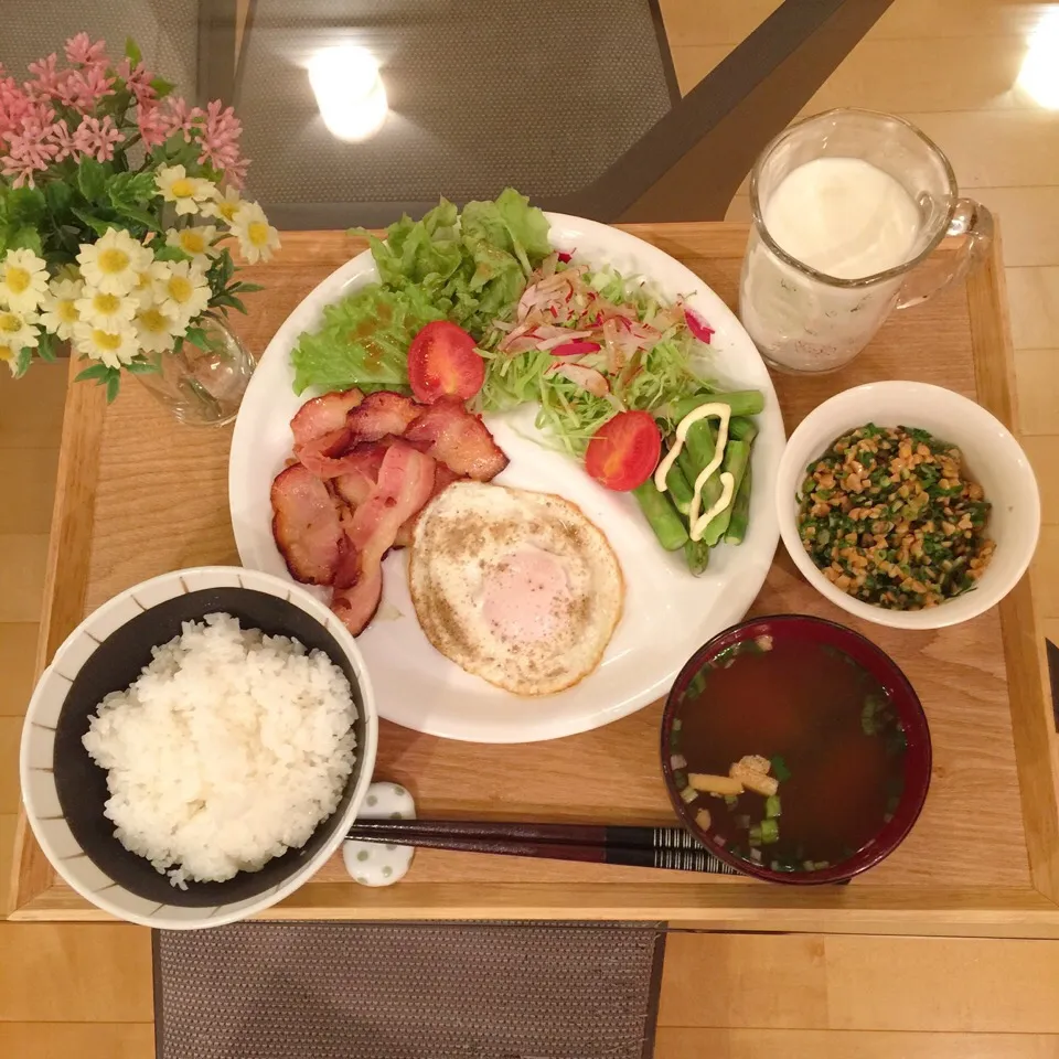 Snapdishの料理写真:11/7❤︎主人の朝ごはん❤︎|Makinsさん