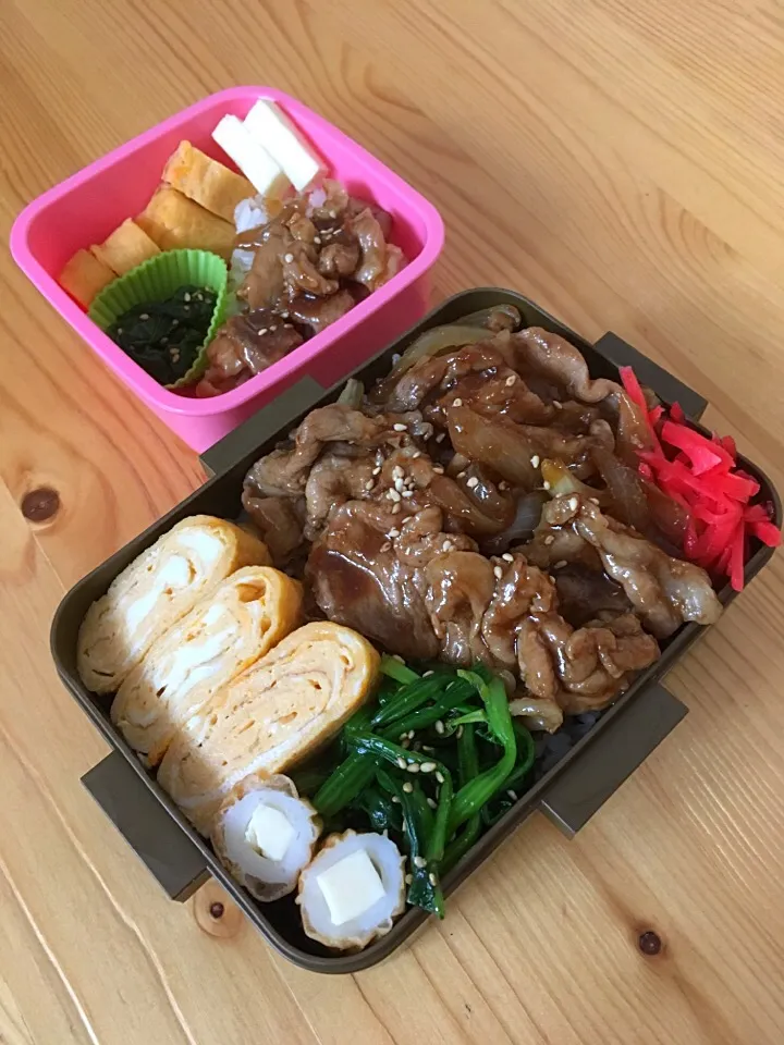 Snapdishの料理写真:11.7豚丼弁当|まゆさん