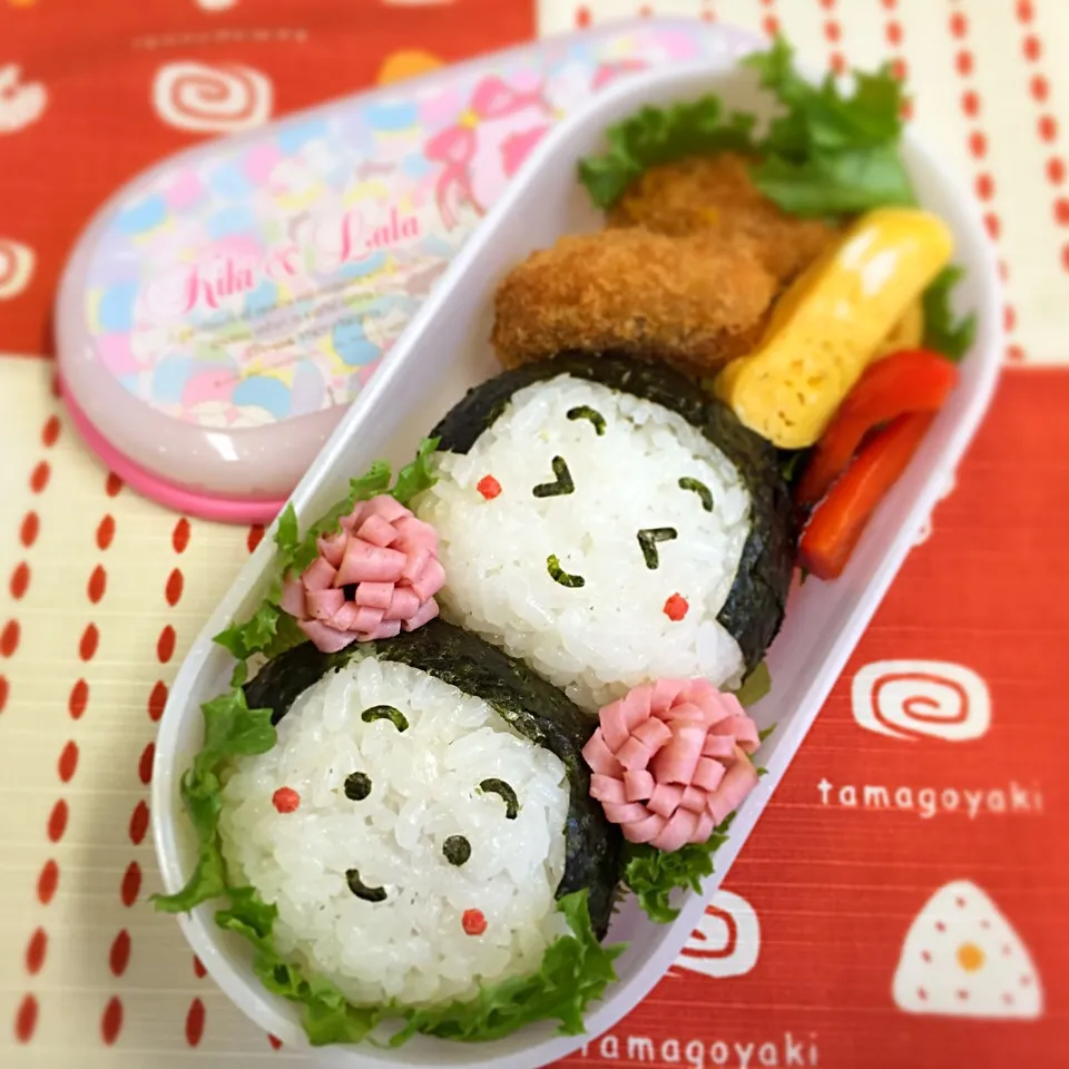 11/7 パパが作る嫁さん弁当
「クレラップちゃんおにぎり弁当」|うっちーさん