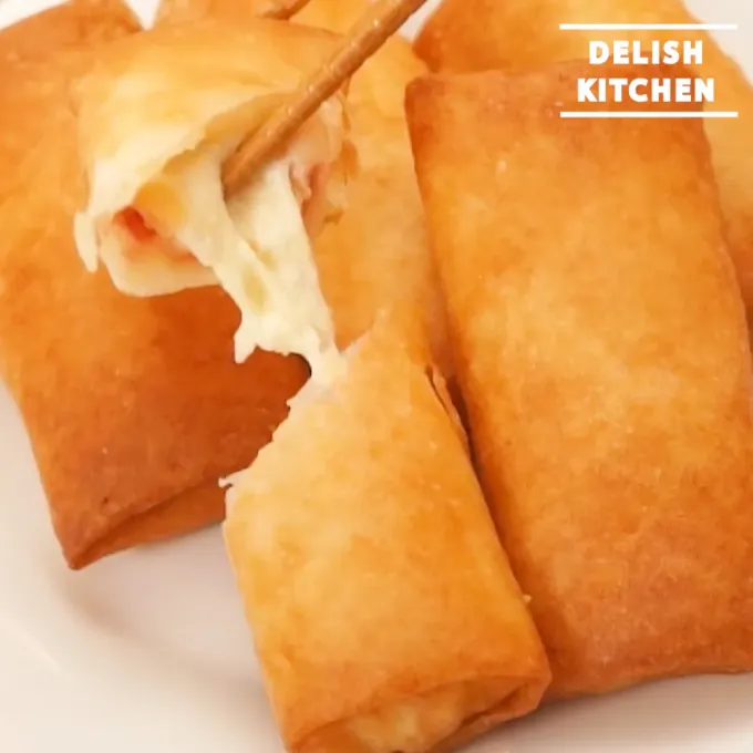 【動画】ささみ明太チーズ春巻き #delishkitchentv|DELISH KITCHENさん