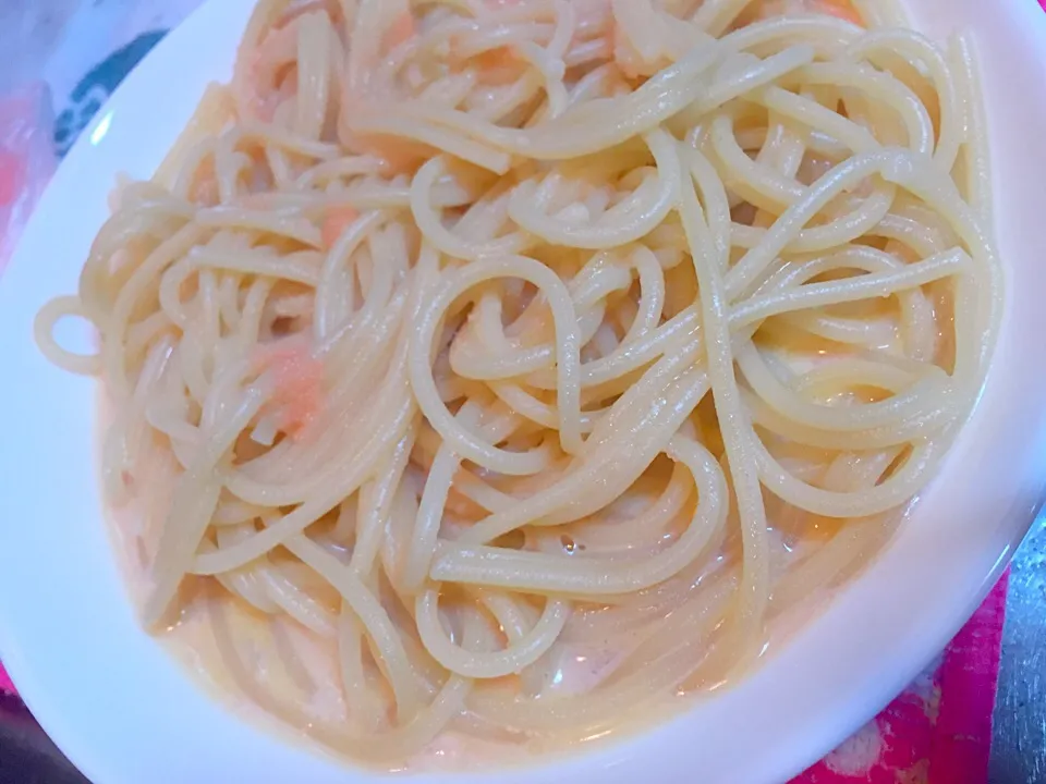 たらこパスタ！|かなぽさん