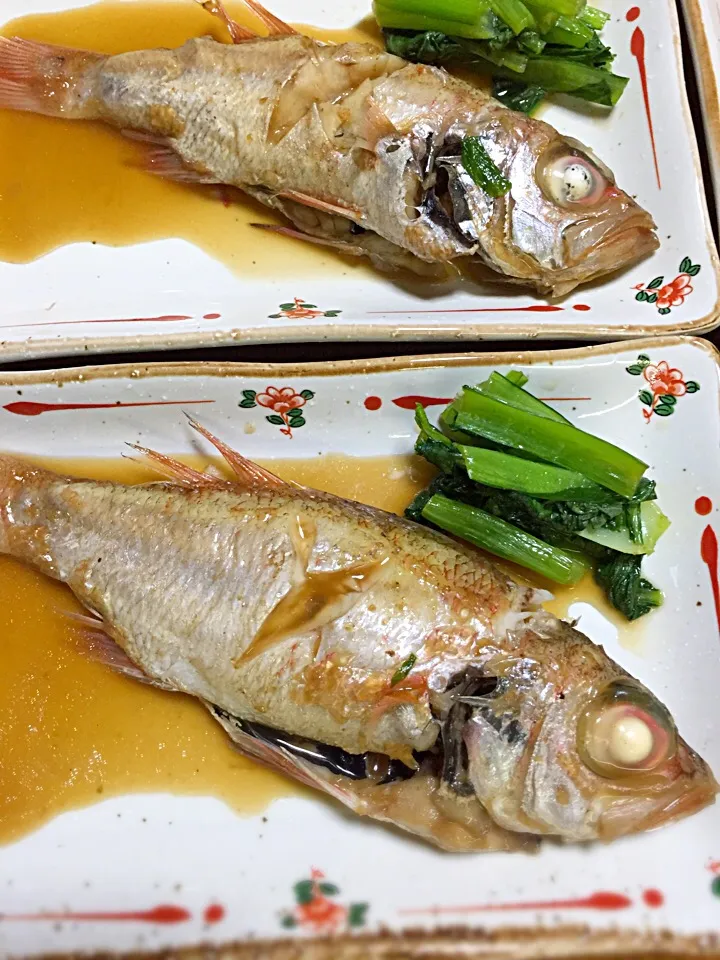 Snapdishの料理写真:のどぐろ 煮付け🐟 
蟹 空振りで のどぐろに 変更|かよっぺさん