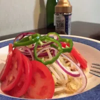 Snapdishの料理写真:まずはsalad🍅から…|りーりーさん